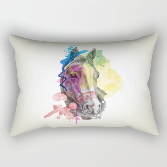 horse Rectangular Pillow