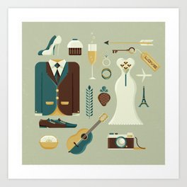 Wedding Day Art Print