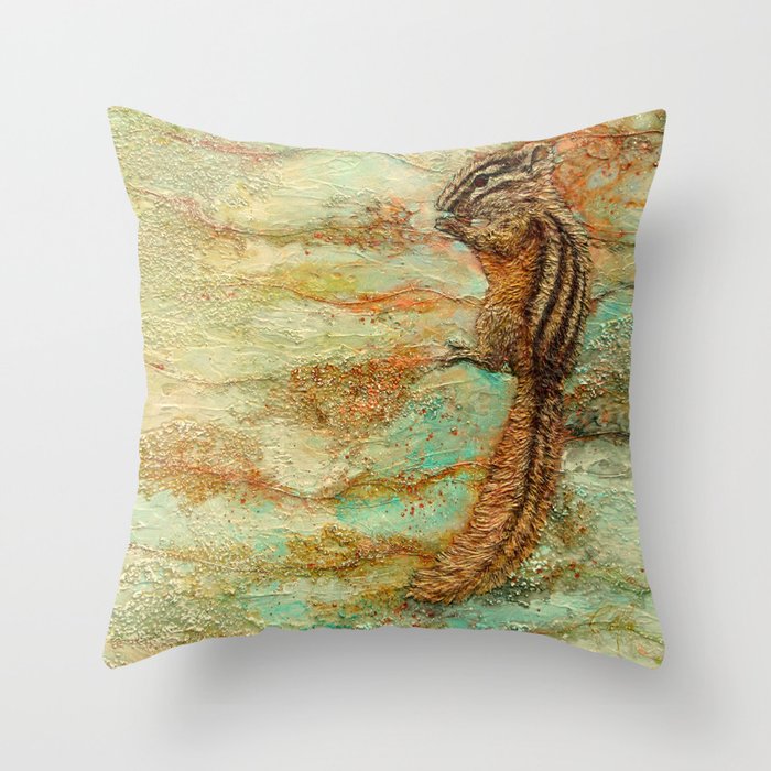 Jewel of the Underbrush Throw Pillow