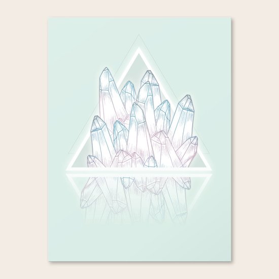Crystals Canvas Print