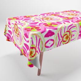 Pink rays Tablecloth