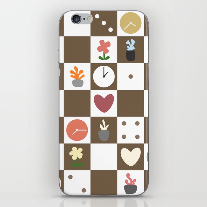 Color object checkerboard collection 15 iPhone Skin