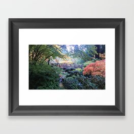 Japanese Garden Framed Art Print