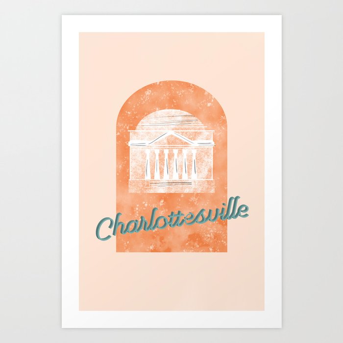 Charlottesville Art Print
