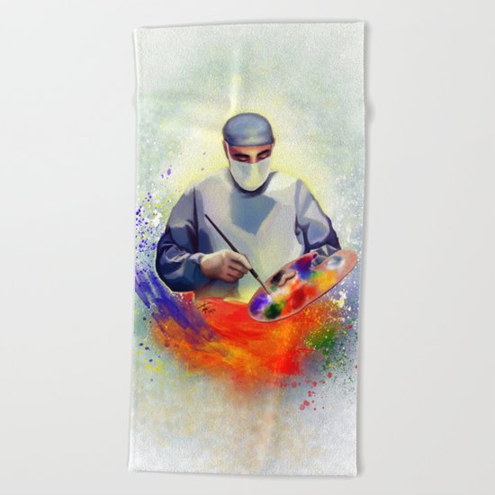The Art of Medicine Beach Towel