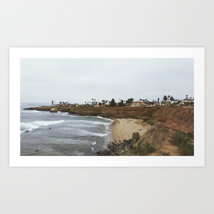 Sunset Cliffs, San Diego CA Art Print