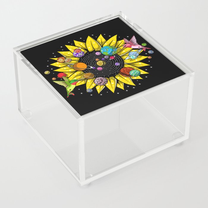 Sunflower Space Solar System Acrylic Box