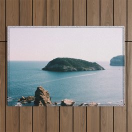 Spain Photography - Islands In The Spanish Sea Outdoor Rug