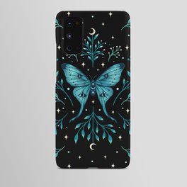 Mystical Luna Moth - Turquoise Android Case
