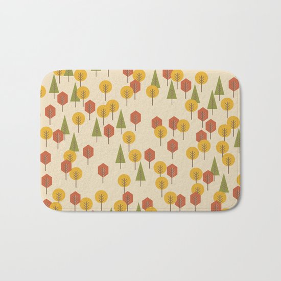 Geometric Woods Ver. 3 Bath Mat