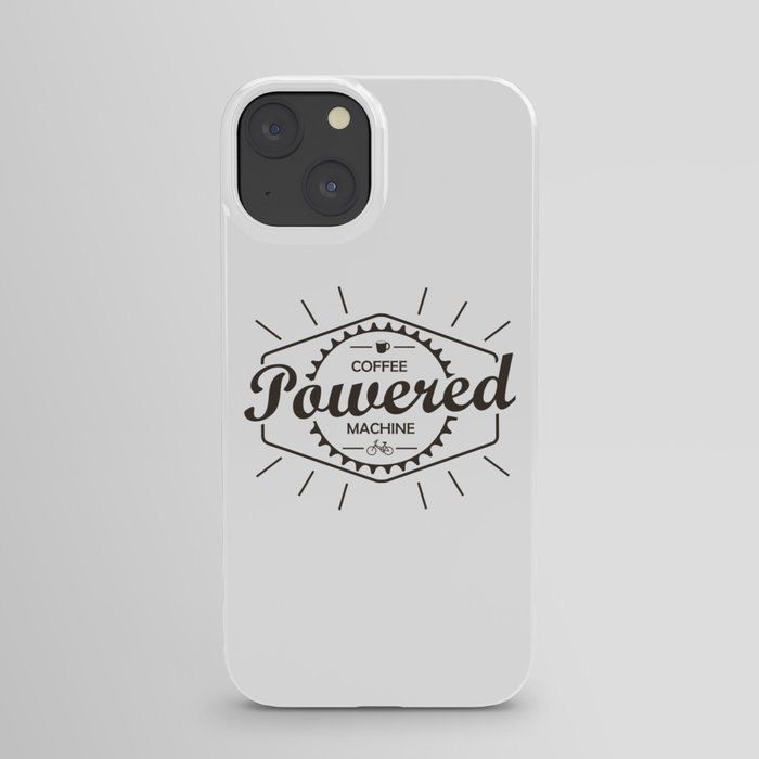 Coffee Powered Bicycle iPhone Case