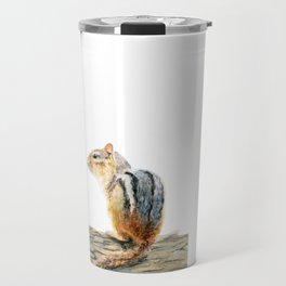 Little Chip - a painting of a Chipmunk by Teresa Thompson Travel Mug
