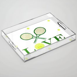 TENNIS LOVE Acrylic Tray