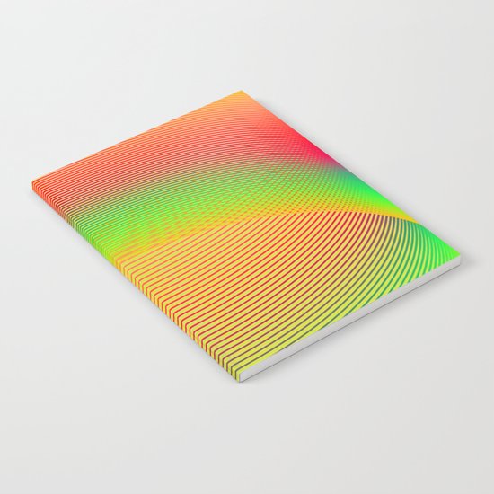 Orange Helix Notebook