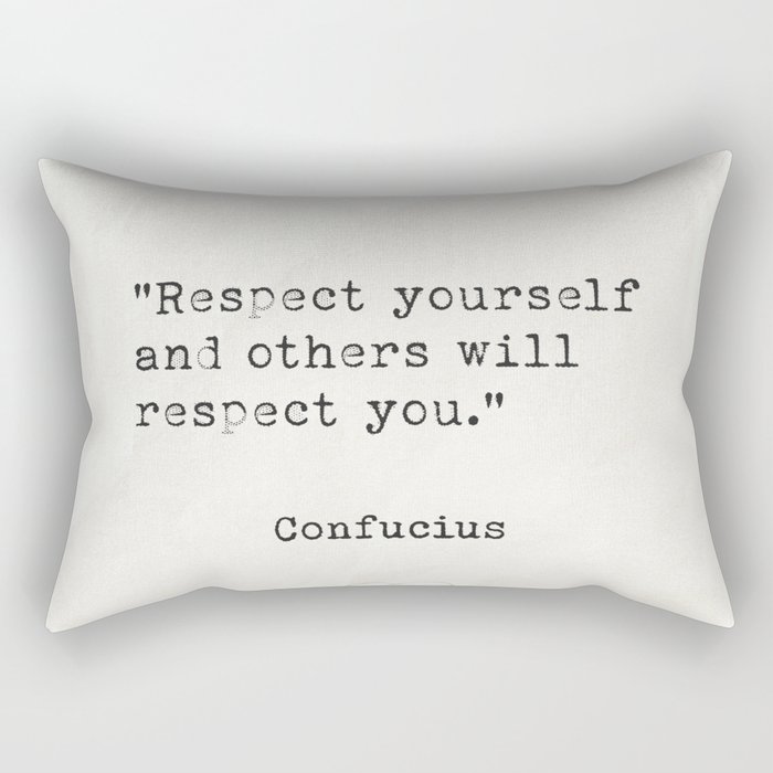 Respect yourself Rectangular Pillow
