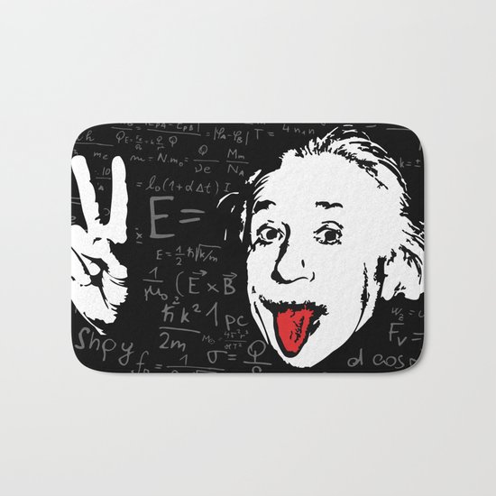 Silly Wisdom - Albert Einstein Bath Mat