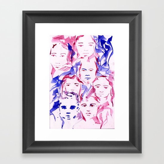 ROSTROS Framed Art Print