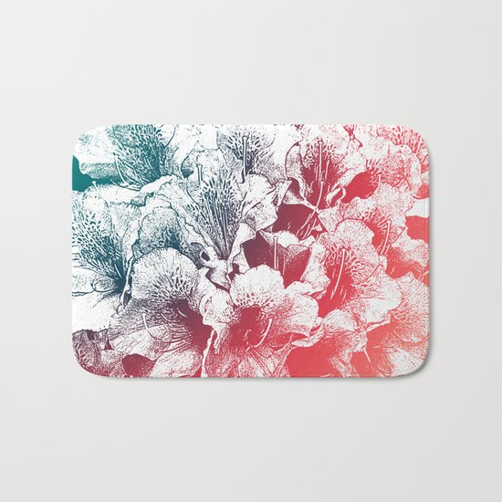 Summer flowers Bath Mat