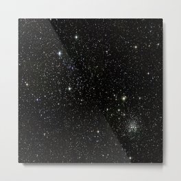 Space - Stars - Starry Night - Black - Universe - Deep Space Metal Print | Graphicdesign, Cosmos, Stars, Moon, Starrynight, Galaxy, Deepspace, Nightsky, Blackspace, Sci-Fi 