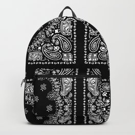 Black Bandana Backpack