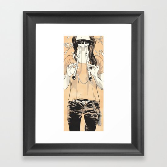 Aulos Framed Art Print