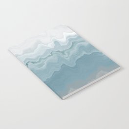Blue Geode Abstract Notebook