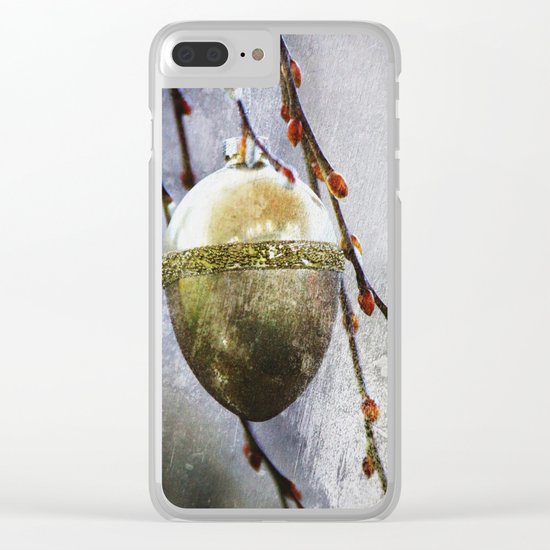 Golden easter egg Clear iPhone Case