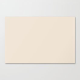 Off White Cream Ivory Solid Color Pairs PPG Glazed Pears PPG1095-2 - All One Single Shade Hue Colour Canvas Print