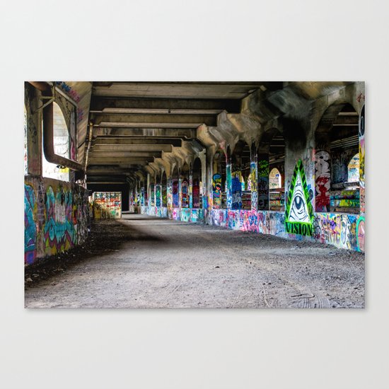 Down the Hall Canvas Print