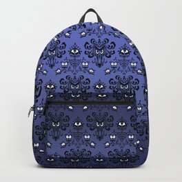 Owl Ghost and Cyclops Monster Pattern Art Backpack