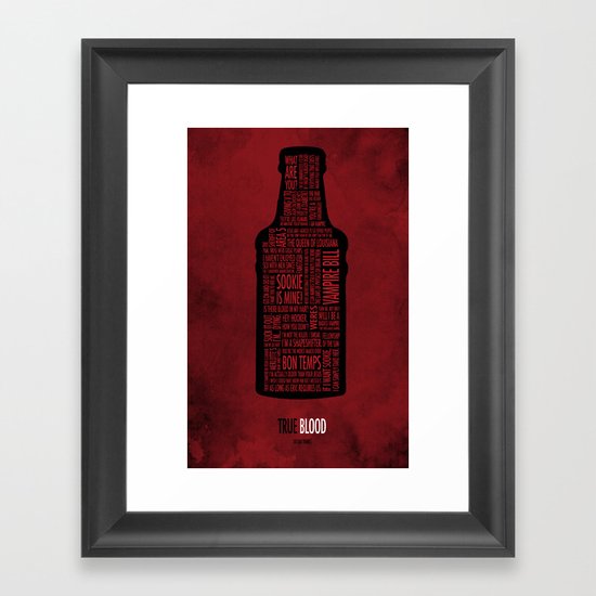 True Blood Framed Art Print