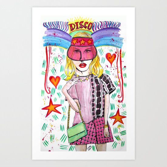 Zircon Princess Art Print