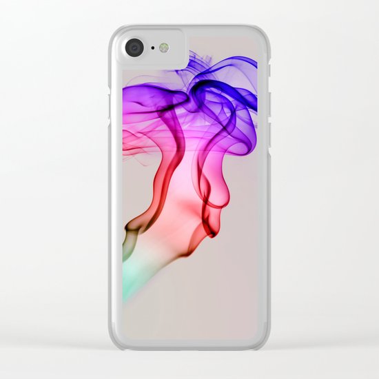 Smoke Compositions III Clear iPhone Case