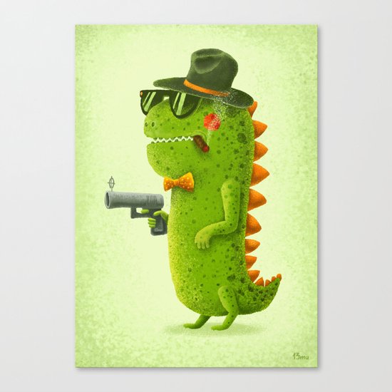 Dino bandito Canvas Print