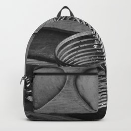 Vintage Love Black and White Backpack