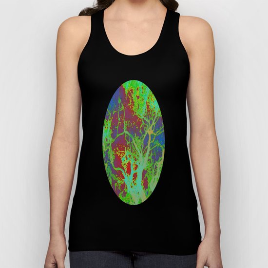 Dotted Leaf Unisex Tank Top