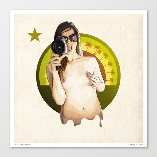 Miss California Canvas Print