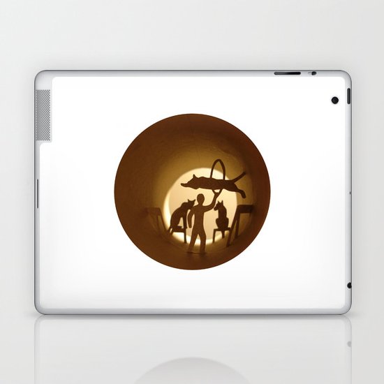 Circus. Lion tamer (Cirque. Dompteur) Laptop & iPad Skin