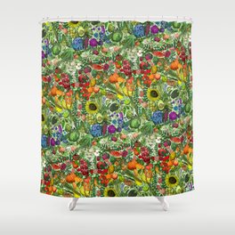 Meet Me At the Farmers Market    Shower Curtain