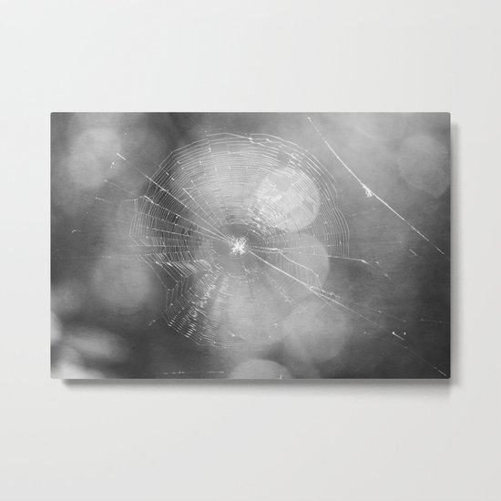 Spinning Tales in the Dark Metal Print