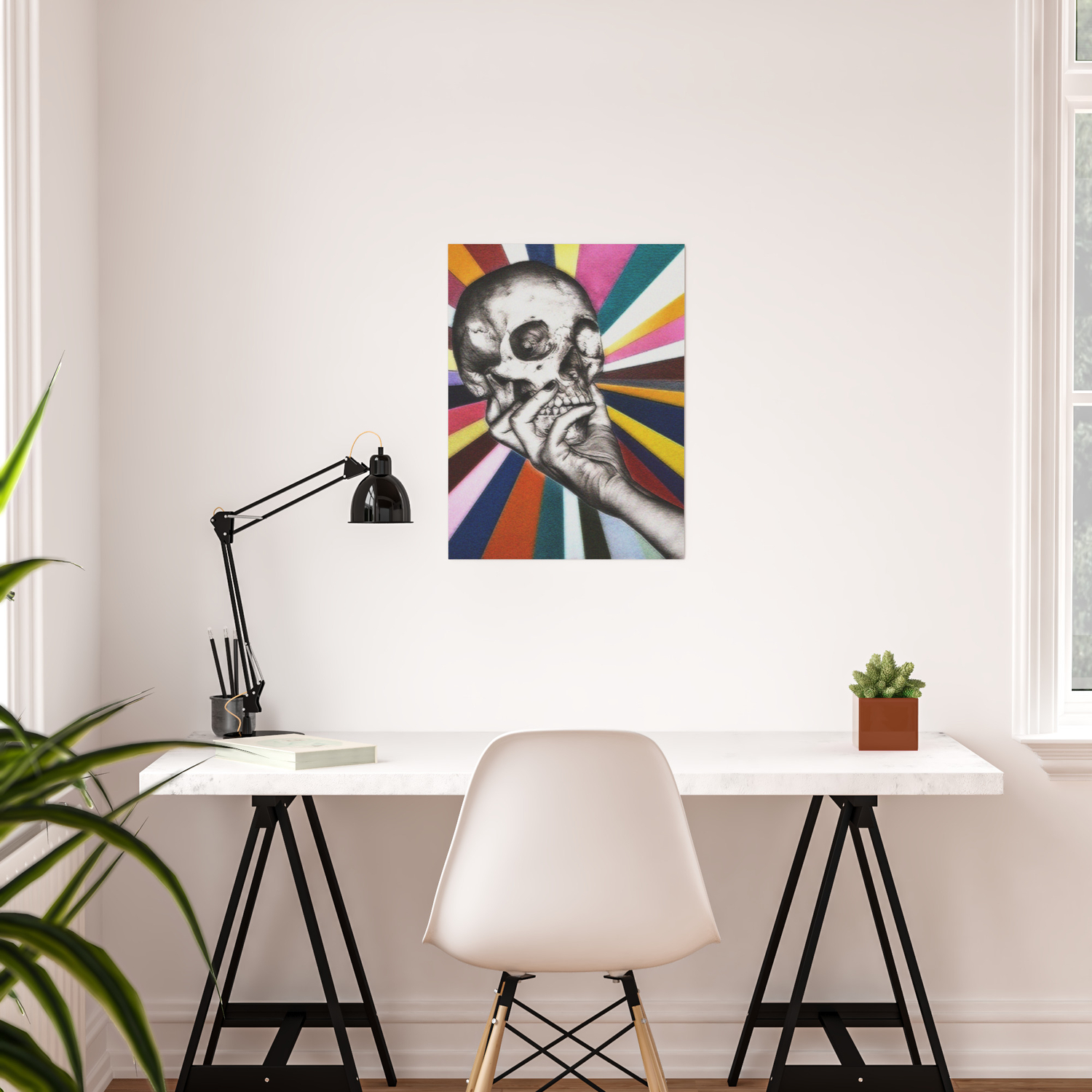 Walking Dead Zombie Art Iphone Ipad Skull Skeleton Devil Satan