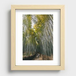 Arashiyama Bamboo Groves Recessed Framed Print