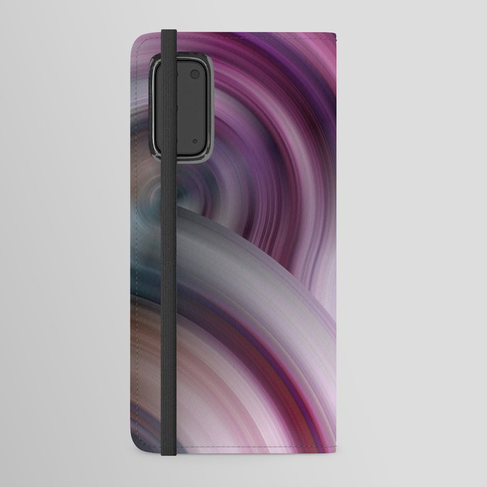 Swirling Purple Nurple Android Wallet Case