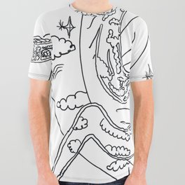 Snake All Over Graphic Tee