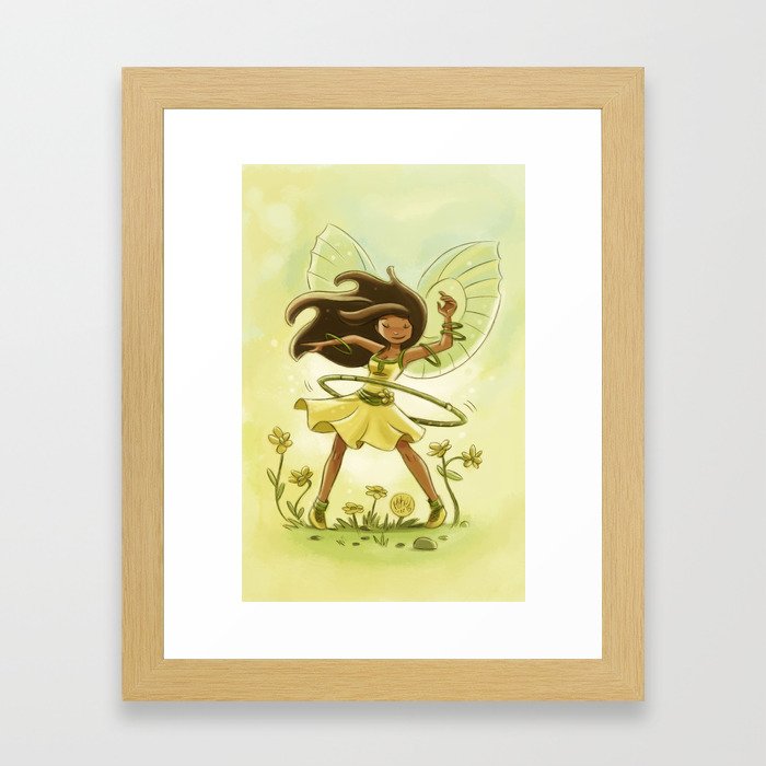 Goblins Drool, Fairies Rule - Hula Hoop  Framed Art Print