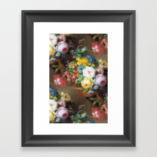 Soft Summer Bouquet Framed Art Print