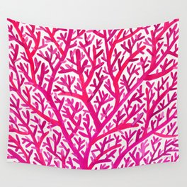 Fan Coral – Pink Ombré Wall Tapestry
