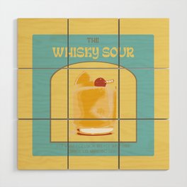 The Whisky Sour Wood Wall Art