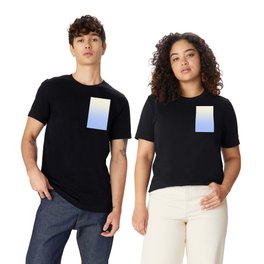 CLOUDY SKIES - Minimal Plain Soft Mood Color Blend Prints T Shirt