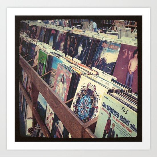 The Record Store (An Instagram Series) Art Print